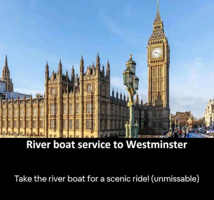 Snuggle Inn - Riverside Apartments - Views Over Looking London River Thames, Close To O2 Arena, London Excel, London City Airport, Thames Clipper- River Boat Service, Woolwich Ferry, Onsite Parking, Twin Room Option Available Bagian luar foto